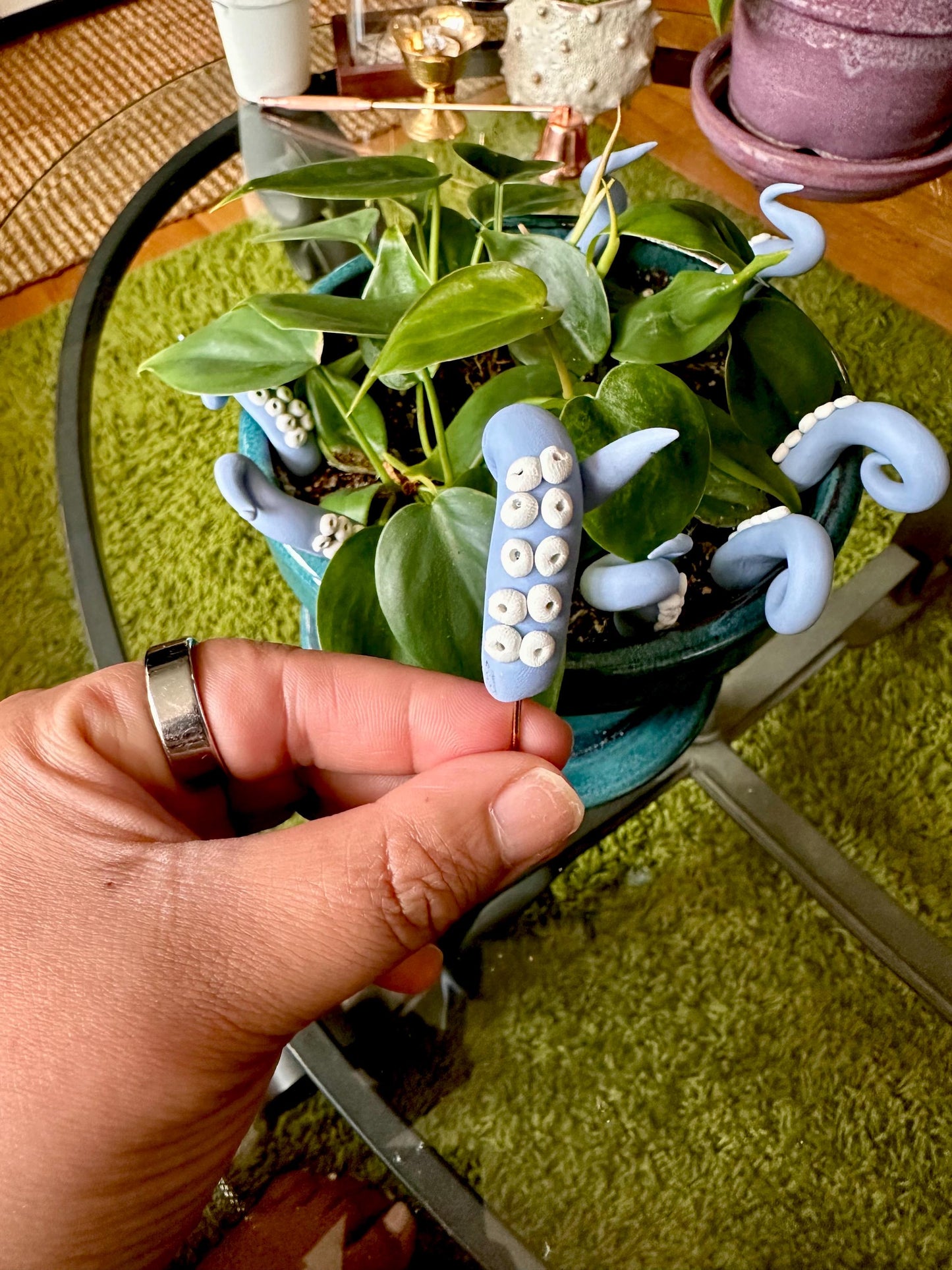 Light Blue Sea Creature Tentacles