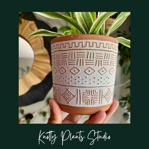 3.5 Inch Terracotta Planter - Ceramic Pot