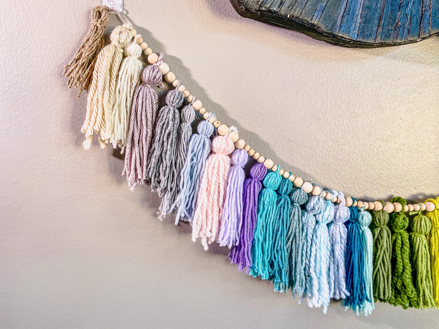 Custom Tassel Garland Order - Tassel Garland w/ Wood Bead