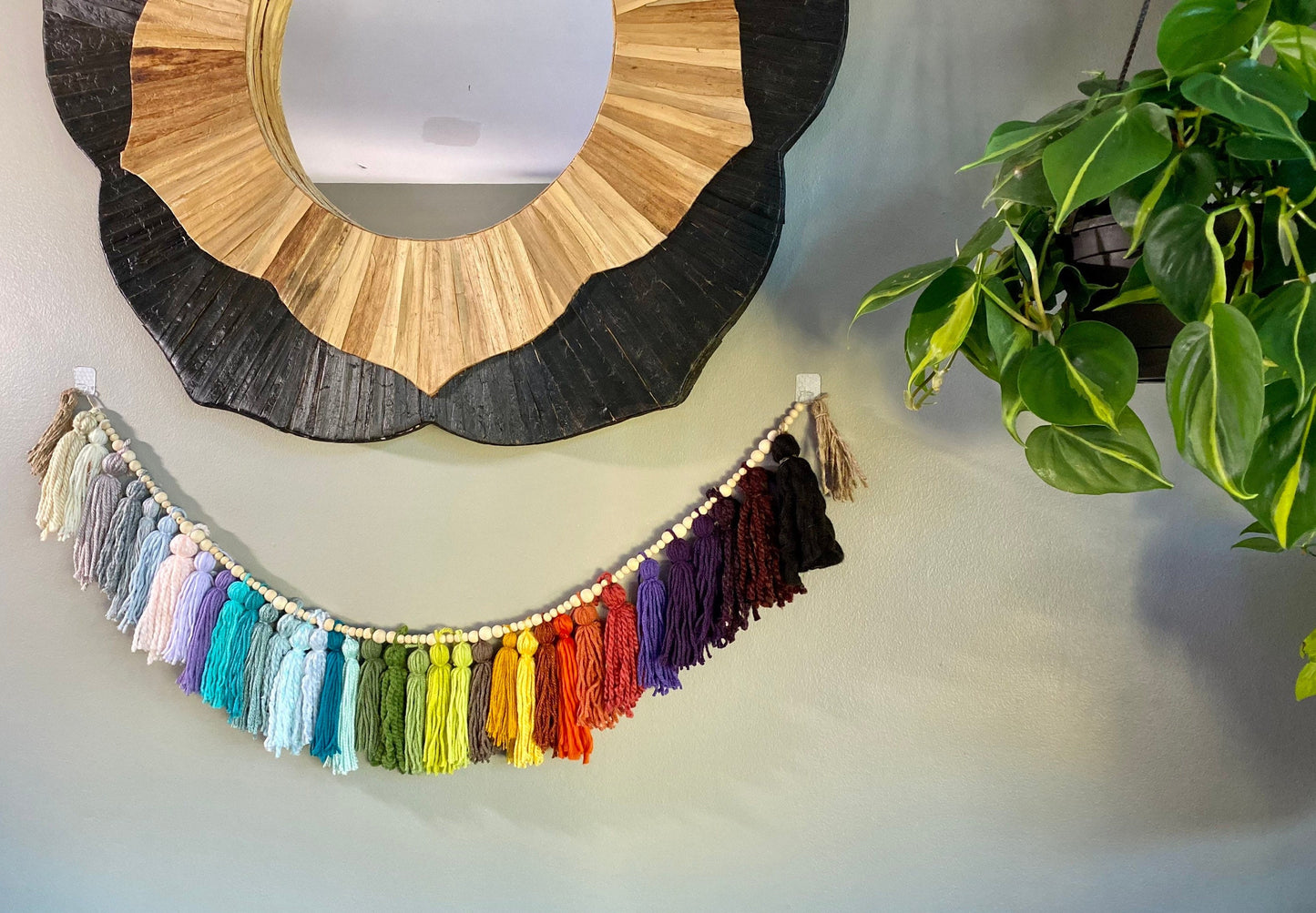 Custom Tassel Garland Order - Tassel Garland w/ Wood Bead