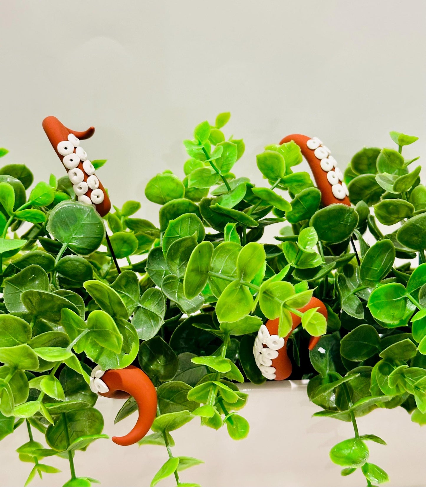 Dark Orange Sea Creature Tentacles w/ 8 Legs