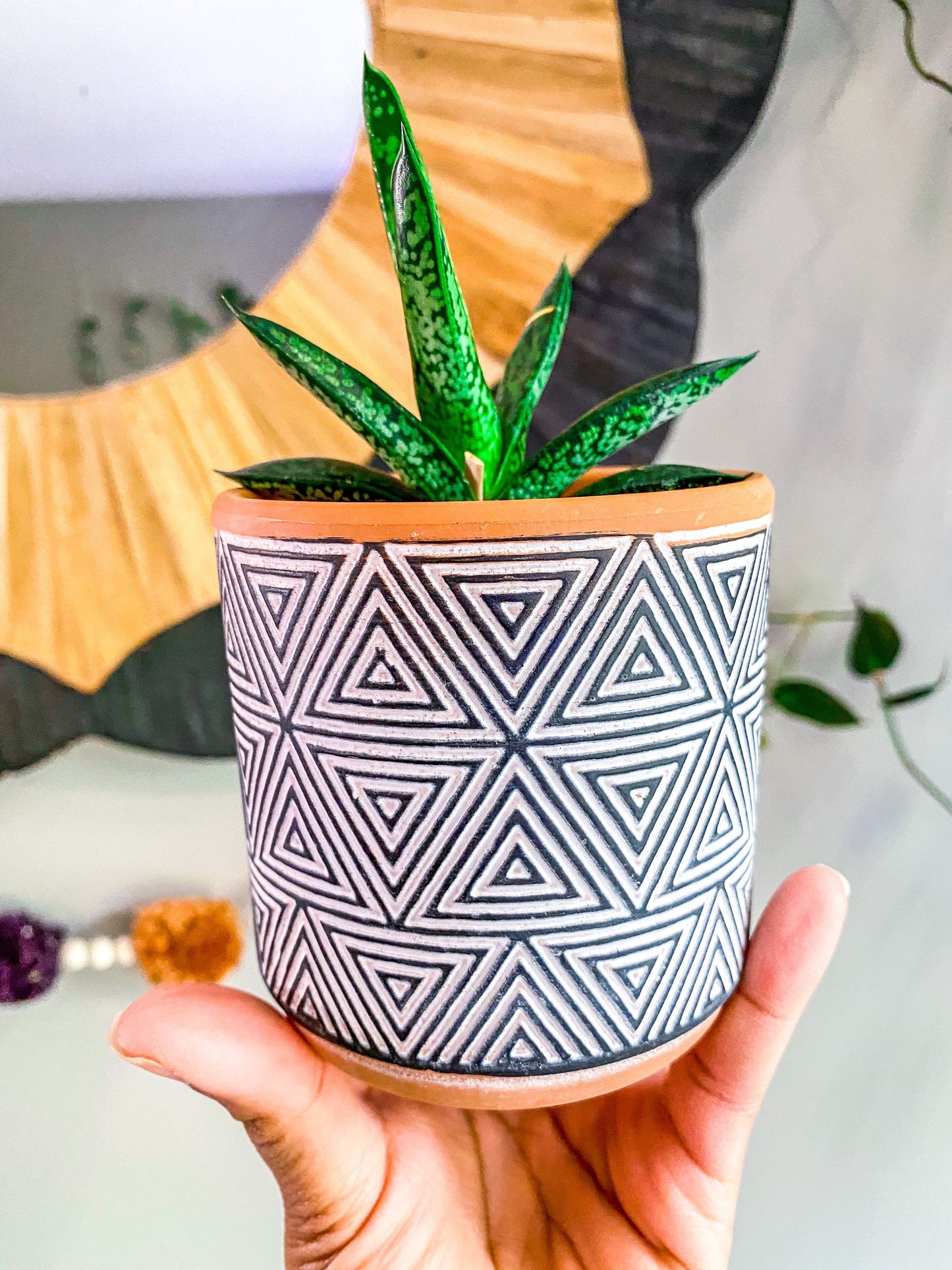 3.5 Inch Terracotta Planter - Ceramic Pot