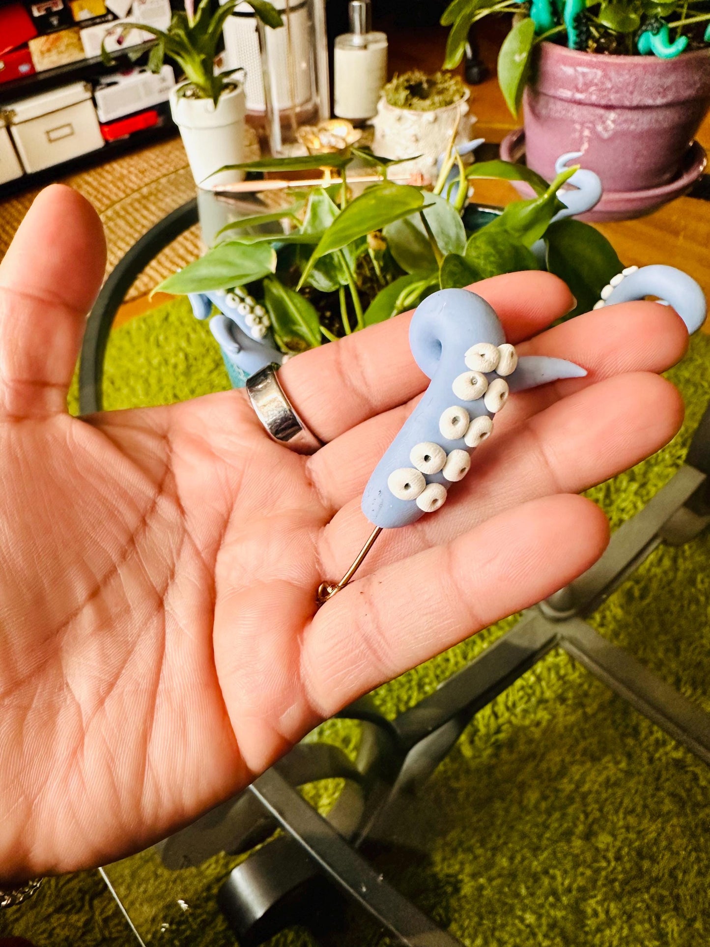 Light Blue Sea Creature Tentacles