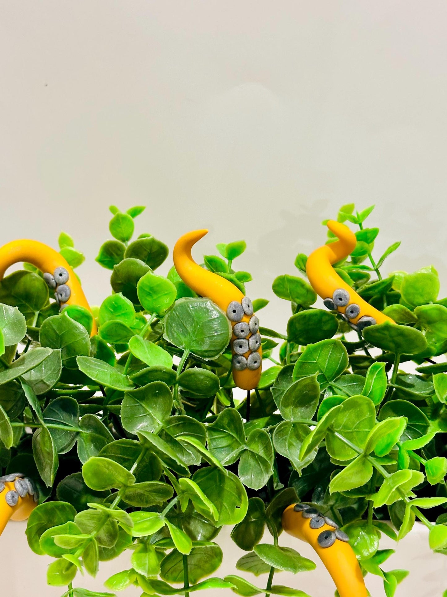 Mustard and Black Sea Creature Tentacles