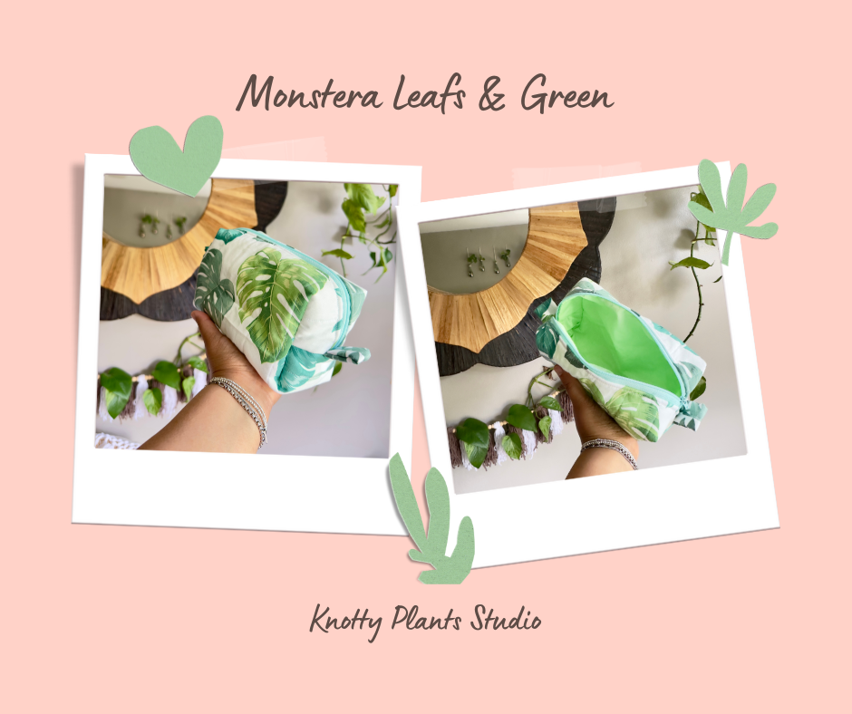 Padded Cotton Makeup Bag – Handmade & One-of-a-Kind