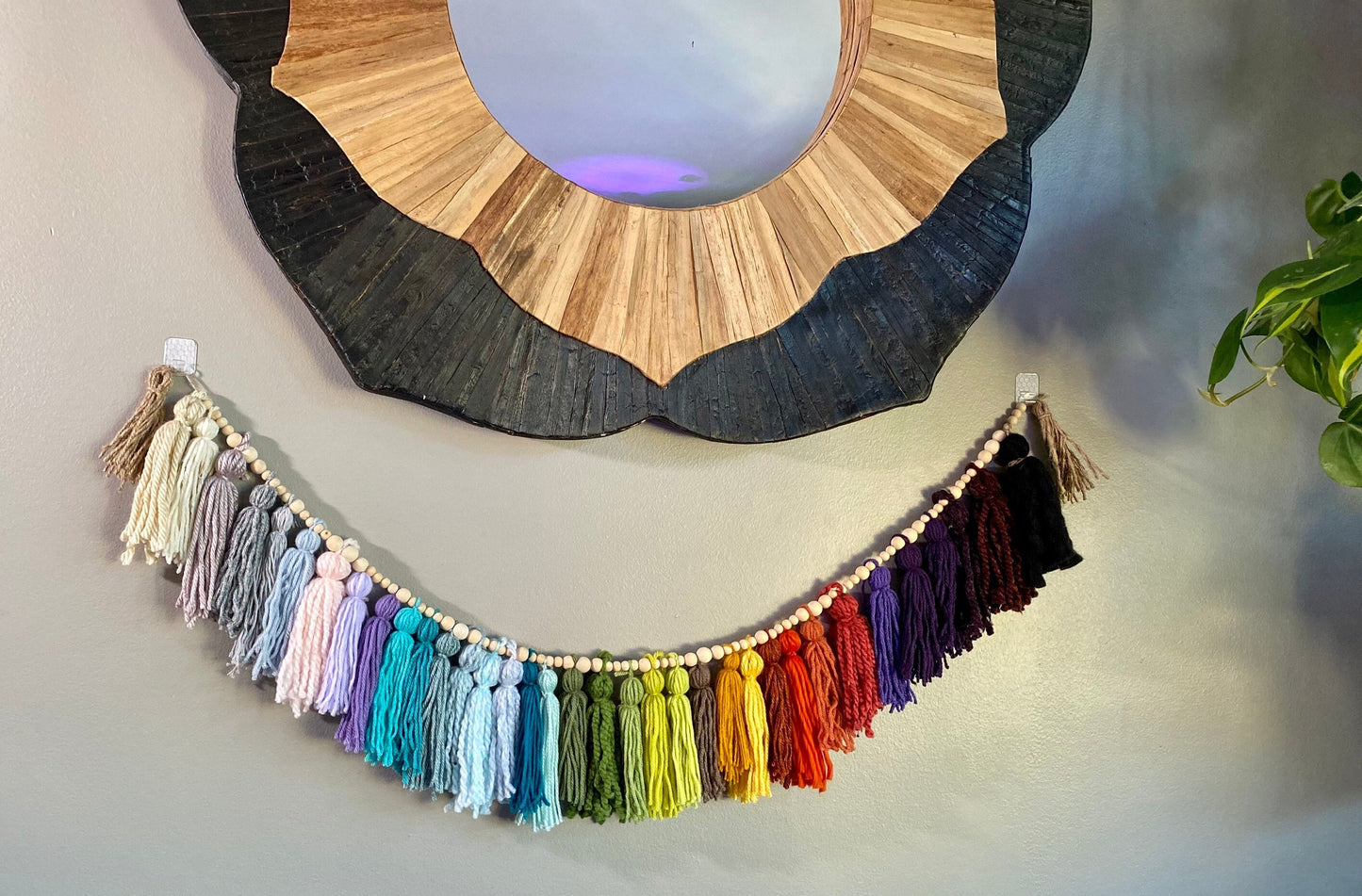 Custom Tassel Garland Order - Tassel Garland w/ Wood Bead