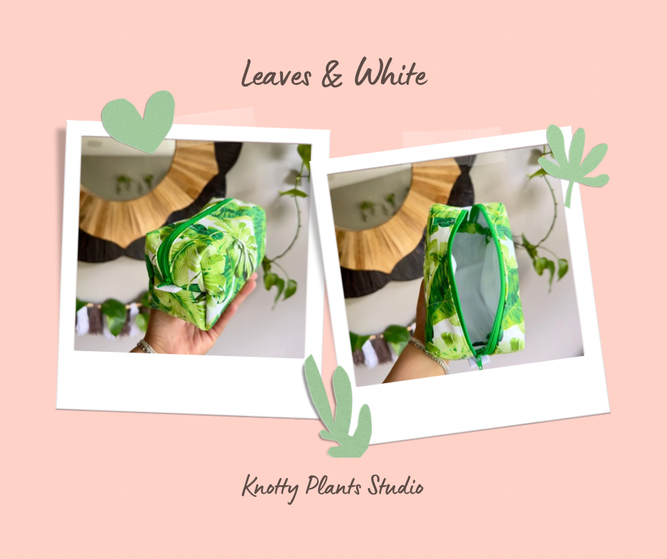 Padded Cotton Makeup Bag – Handmade & One-of-a-Kind