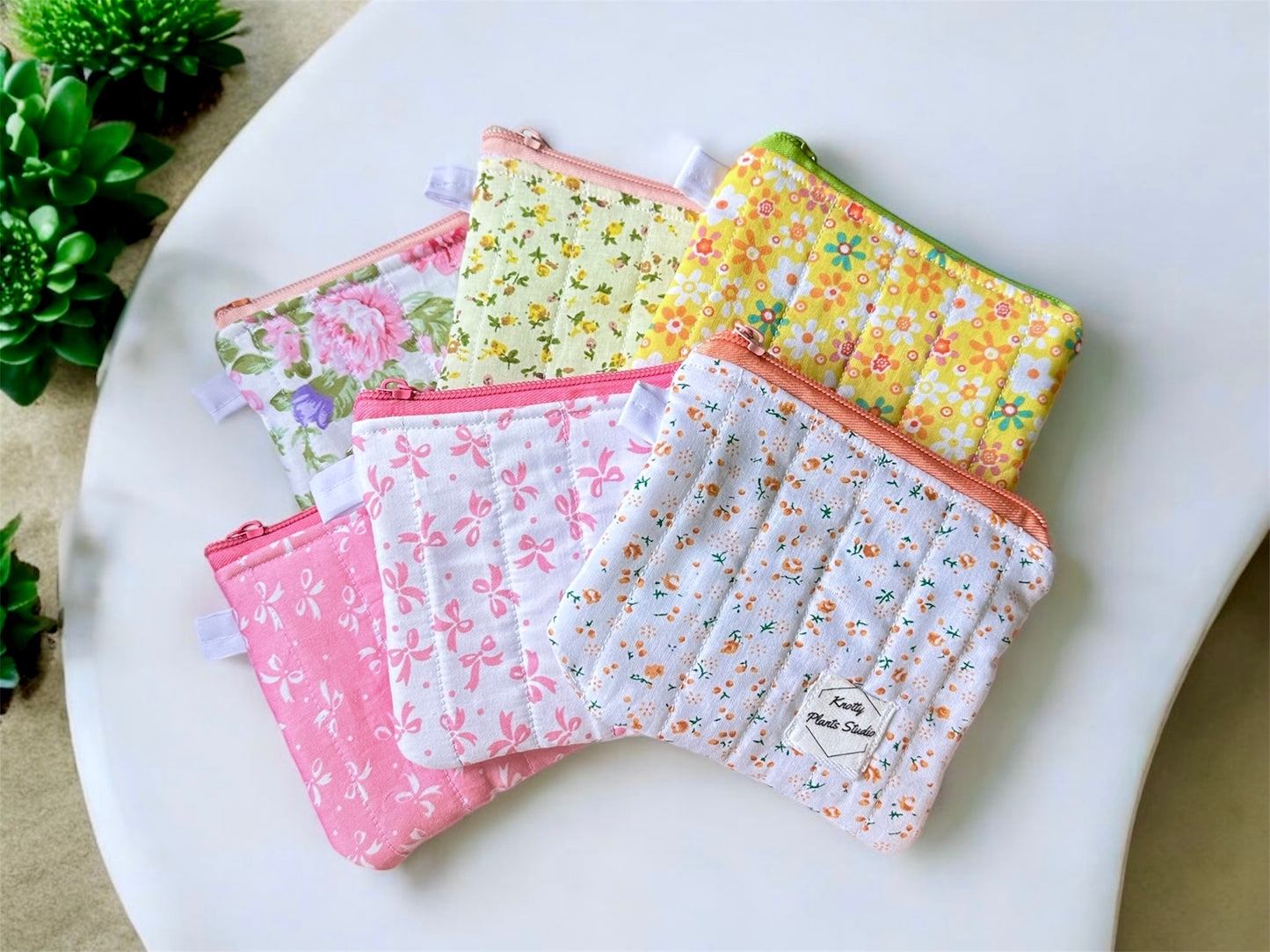 Padded Wallet with Key Loop – 5"x5" On-the-Go Essentials Keeper