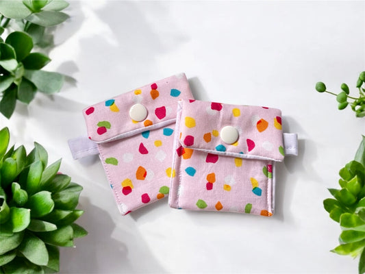 AirPods & Trinket Padded Pouch – 3" or 3.5" Square with Loop