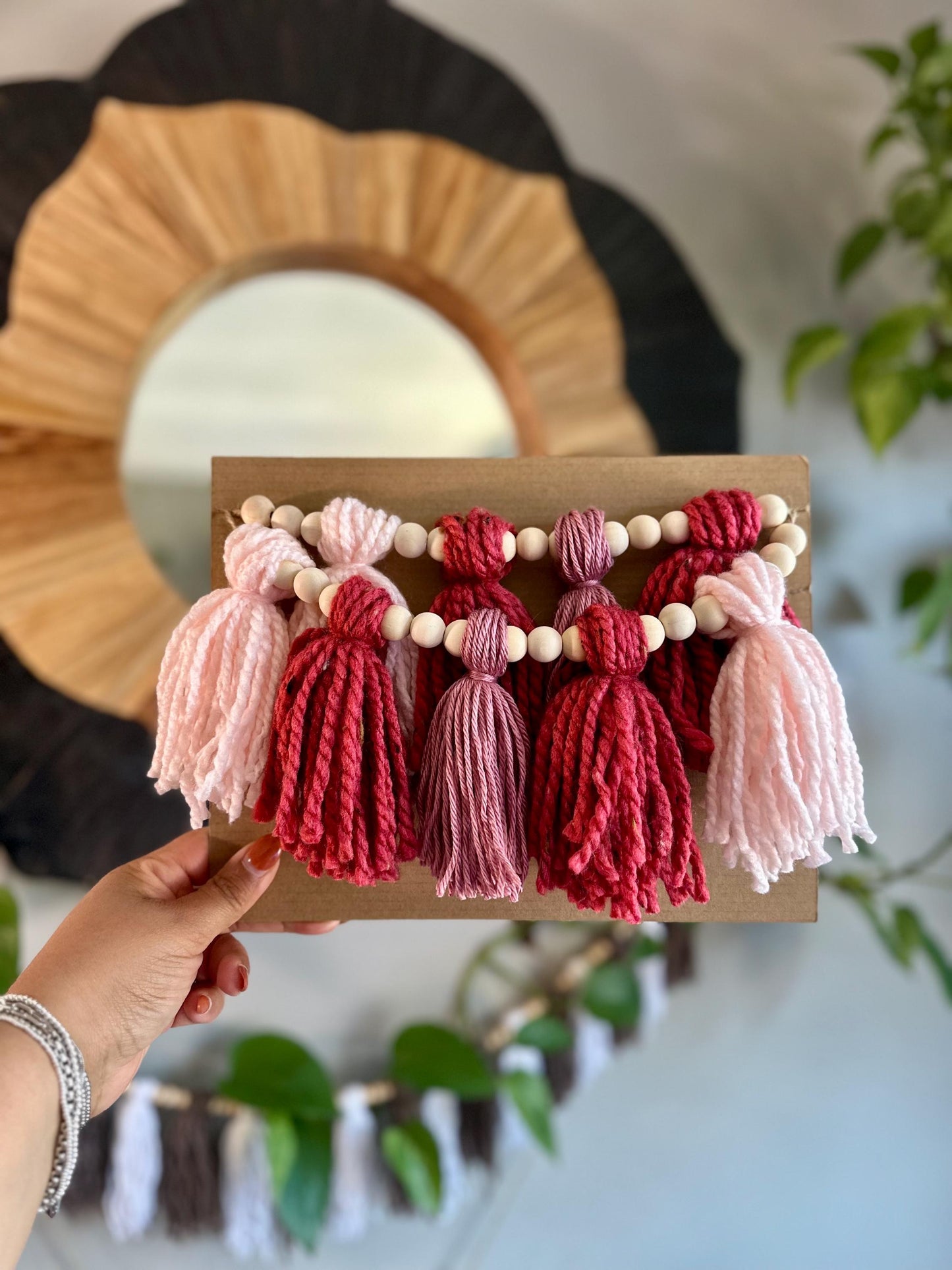 Pick Your Tassel Garland - Tassel Garland w/ Wood Bead