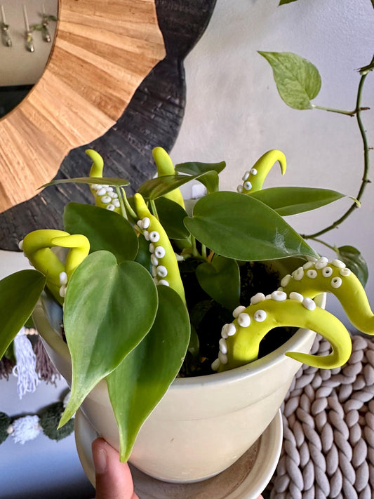 Lime Green Sea Creature Tentacles