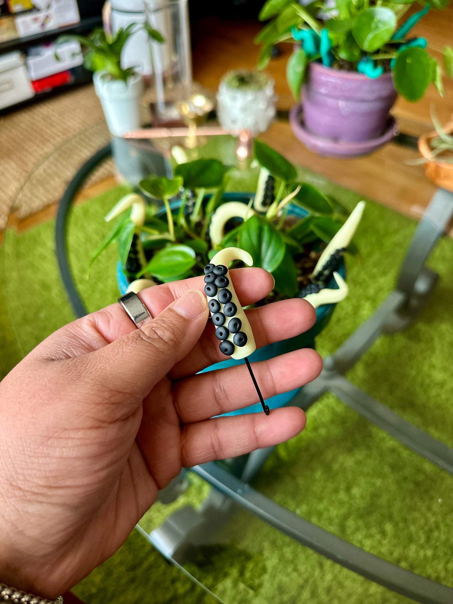 Glow In Dark (white) Sea Creature Tentacles