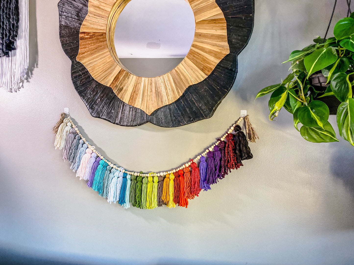 Custom Tassel Garland Order - Tassel Garland w/ Wood Bead