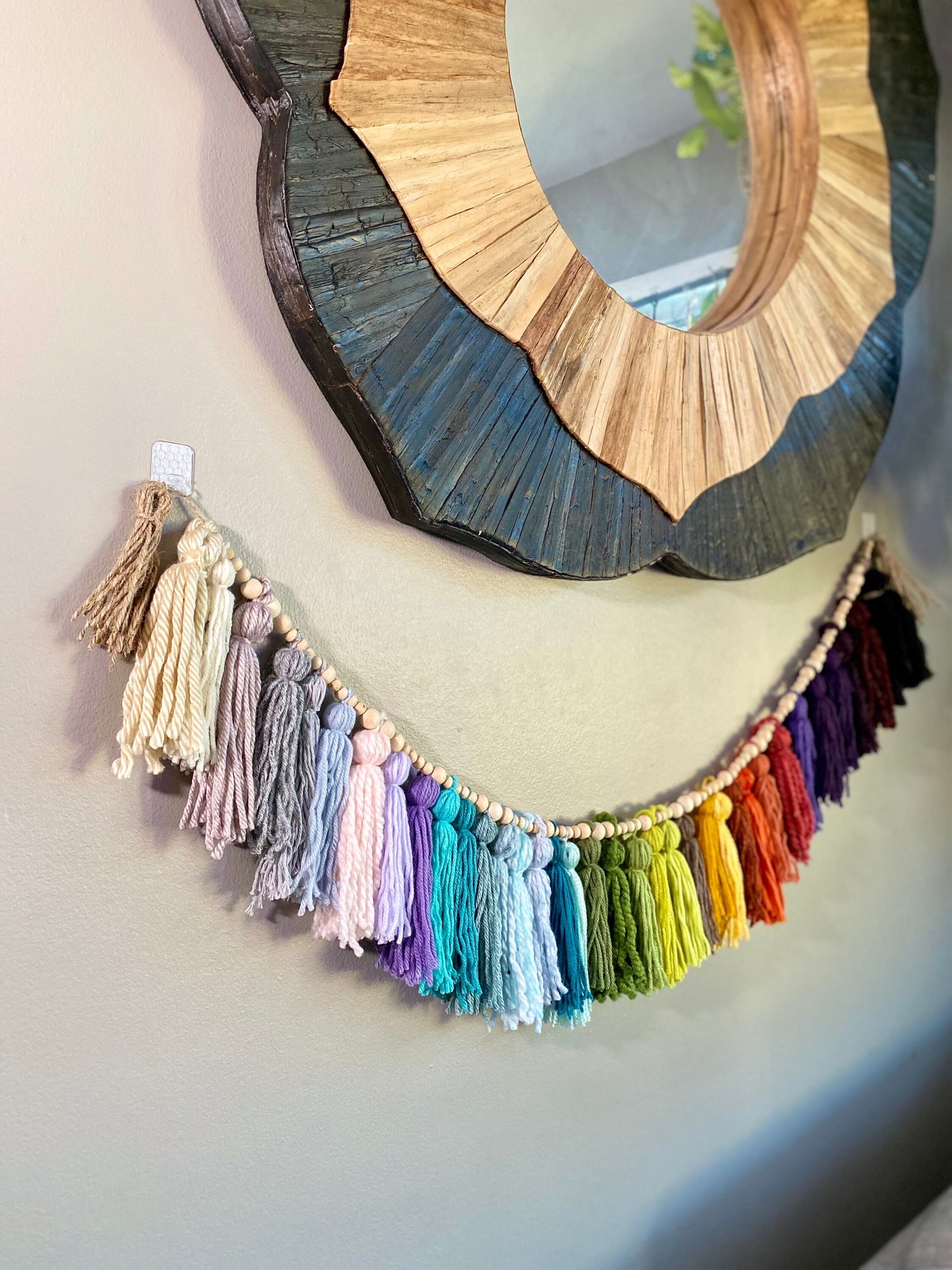 Custom Tassel Garland Order - Tassel Garland w/ Wood Bead