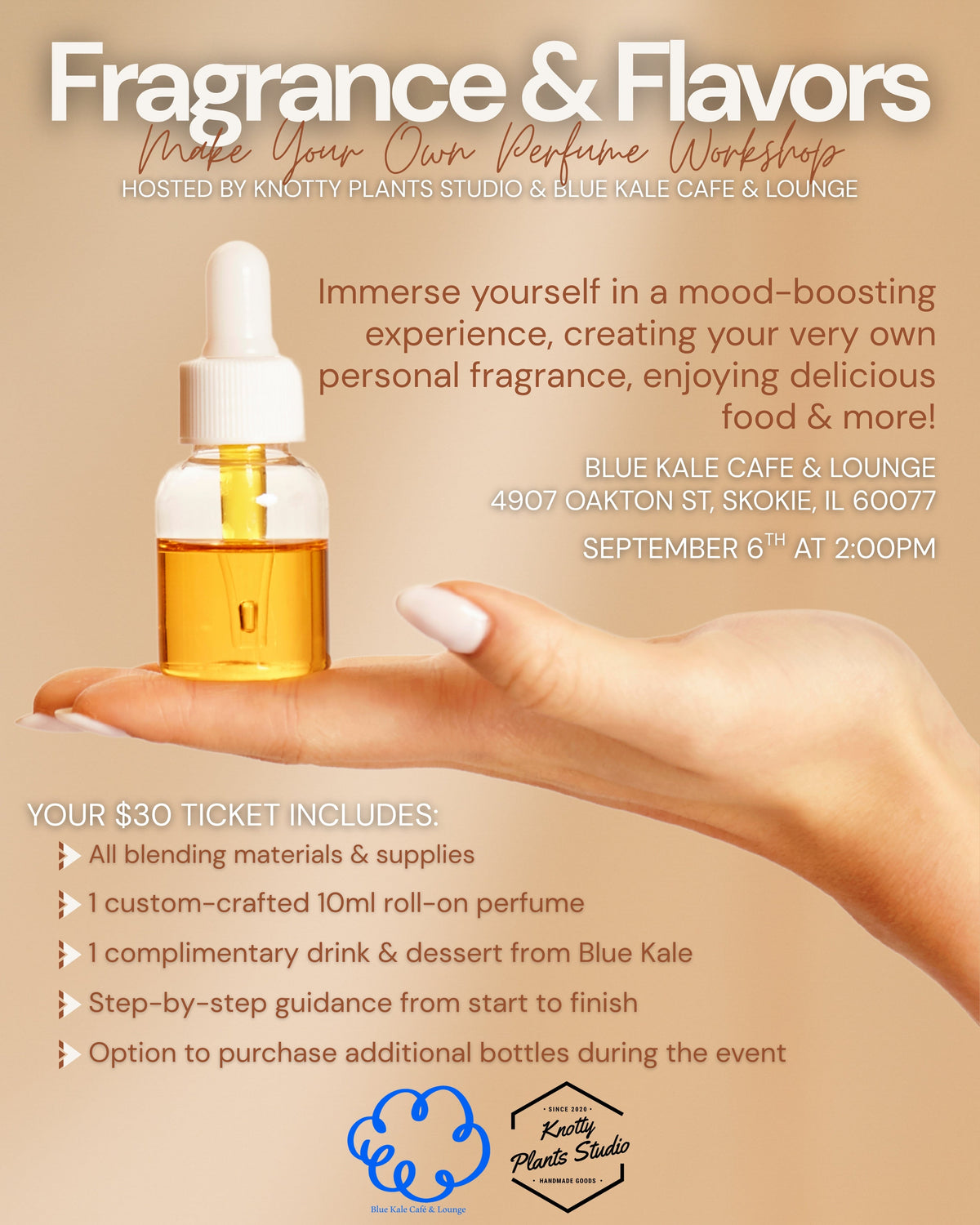 Fragrance & Flavors - Make Your Own Perfume Workshop