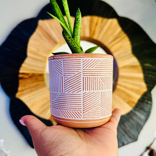 3.5 Inch Terracotta Planter - Ceramic Pot