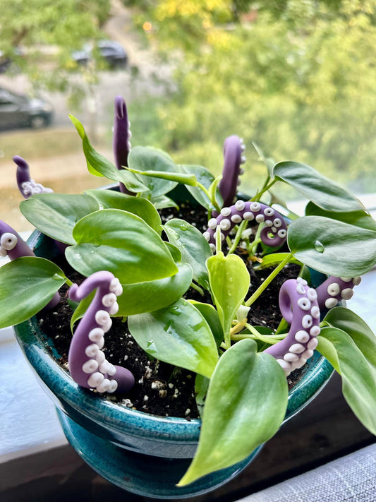 Purple & White Sea Creature Tentacles