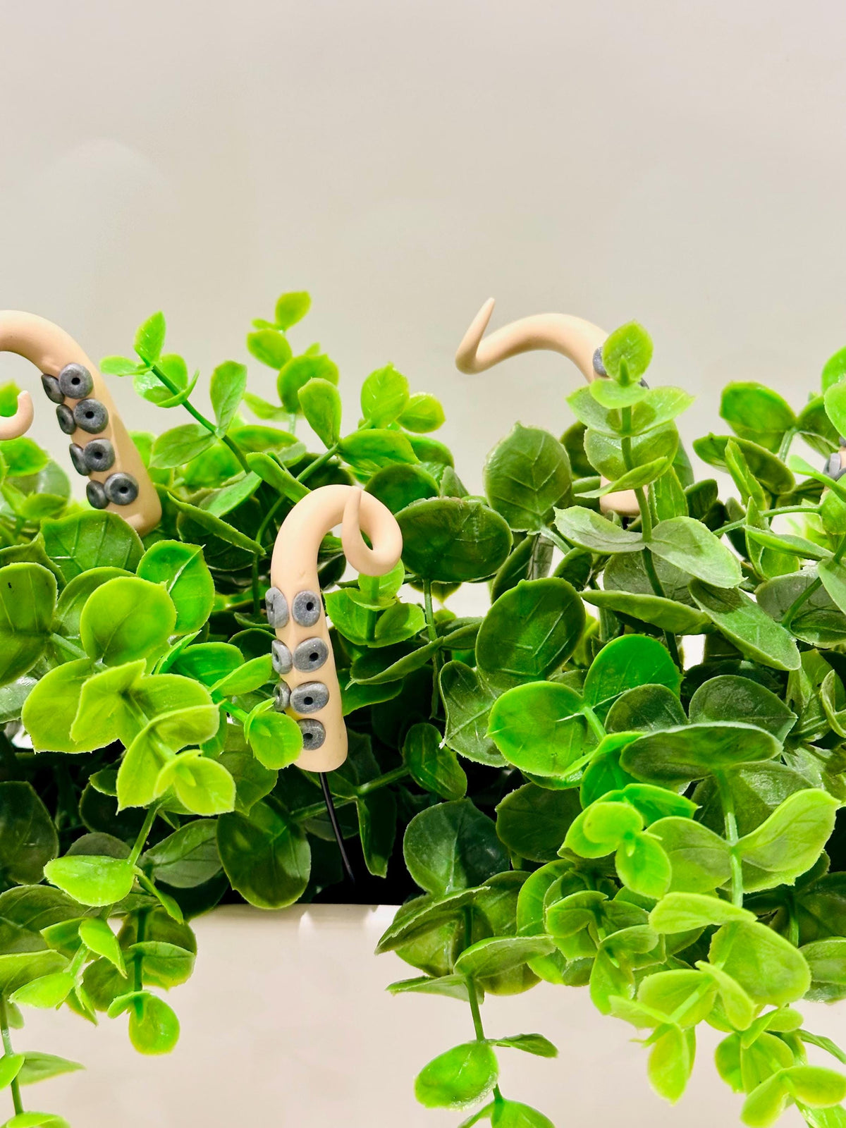 Cream and Black Sea Creature Tentacles
