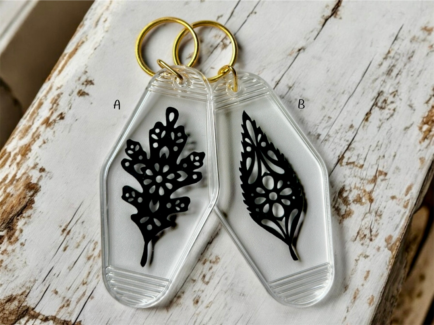 Retro Motel-Style Plant Keychains – 8 Styles to Choose From!