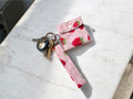 Fabric Wristlet Keychain – 5" Handmade Key Fob with Ring